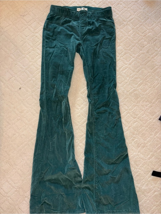We The Free Denim - Free people Women’s Flared Corduroy Jeans in Teal